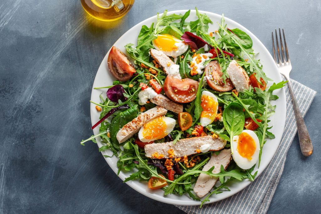 Prato de salada
